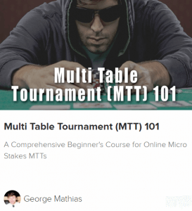 Multi-Table Tournament 101